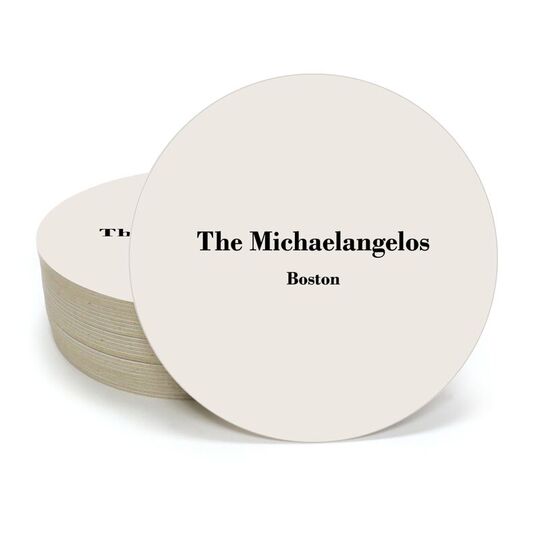 Michaelangelo Round Coasters